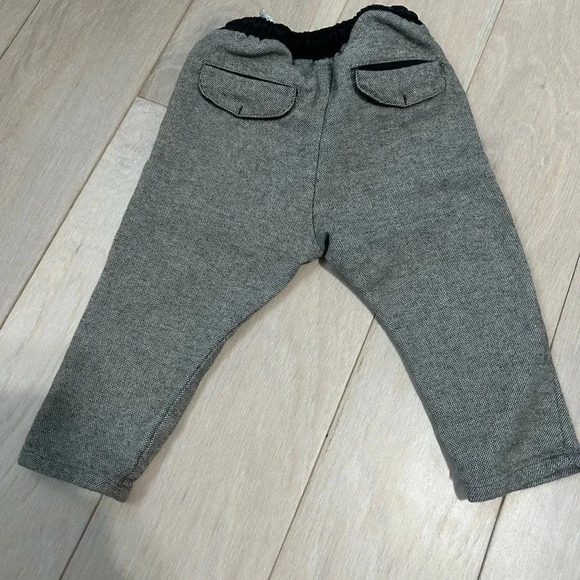 Zara baby elastic waist herringbone pants - Picture 4 of 4